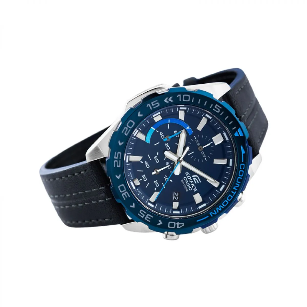 Casio Horloge Heren staal 52mm Edifice EFR-566BL-2AVUEF sold by Watch2Day product image thumbnail 3