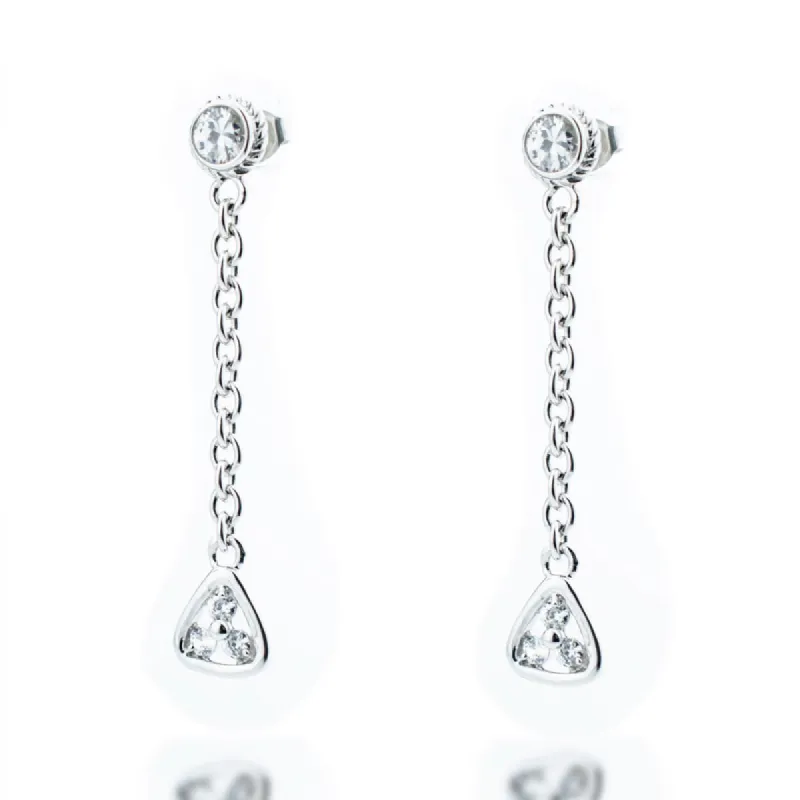 Guess Collection CC306E90 Oorbel Dames 925 Zilver Maat 4CM made by Watch2Day