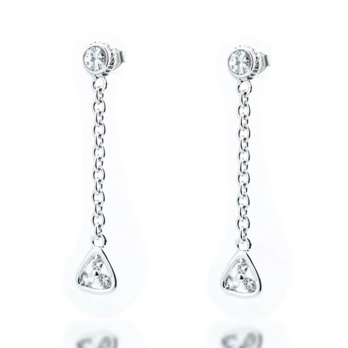 Guess Collection CC306E90 Oorbel Dames 925 Zilver Maat 4CM sold by Watch2Day product image thumbnail 2