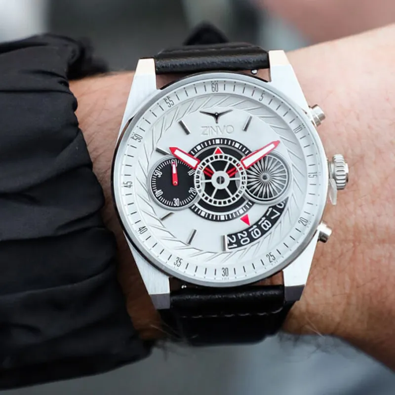 Archived Zinvo Chronographs | Silver made by Watch2Day