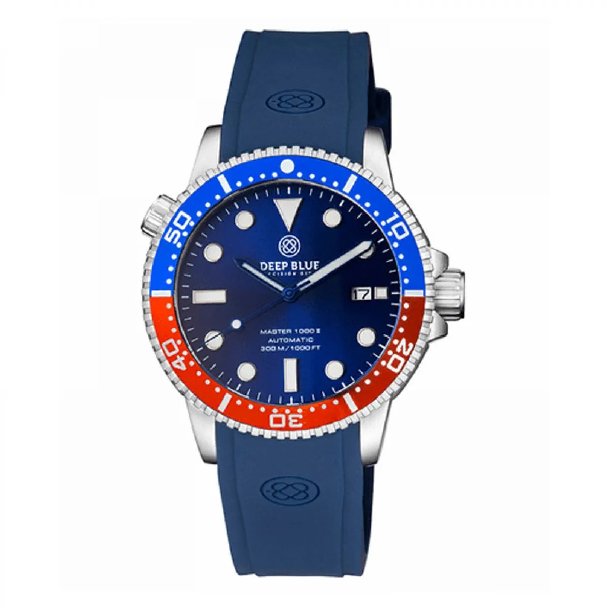 MASTER 1000 II 44MM AUTOMATIC DIVER BLUE/RED CERAMIC BEZEL -DARK BLUE SUNRAY DIAL-BLUE HANDS sold by Watch2Day product image thumbnail 5