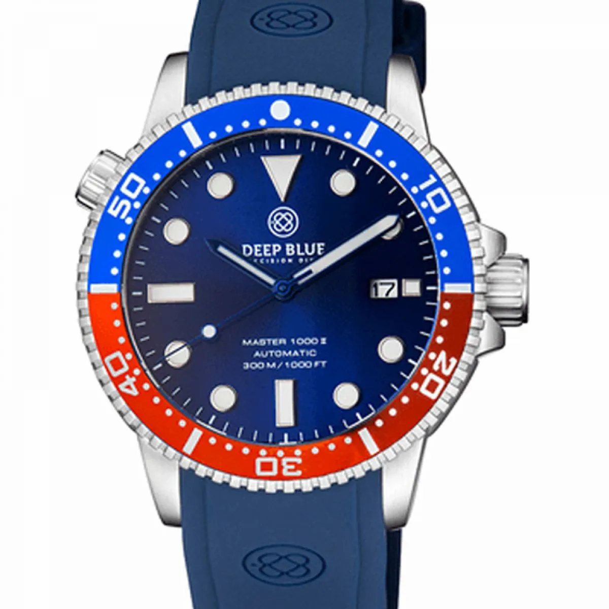 MASTER 1000 II 44MM AUTOMATIC DIVER BLUE/RED CERAMIC BEZEL -DARK BLUE SUNRAY DIAL-BLUE HANDS sold by Watch2Day product image thumbnail 2