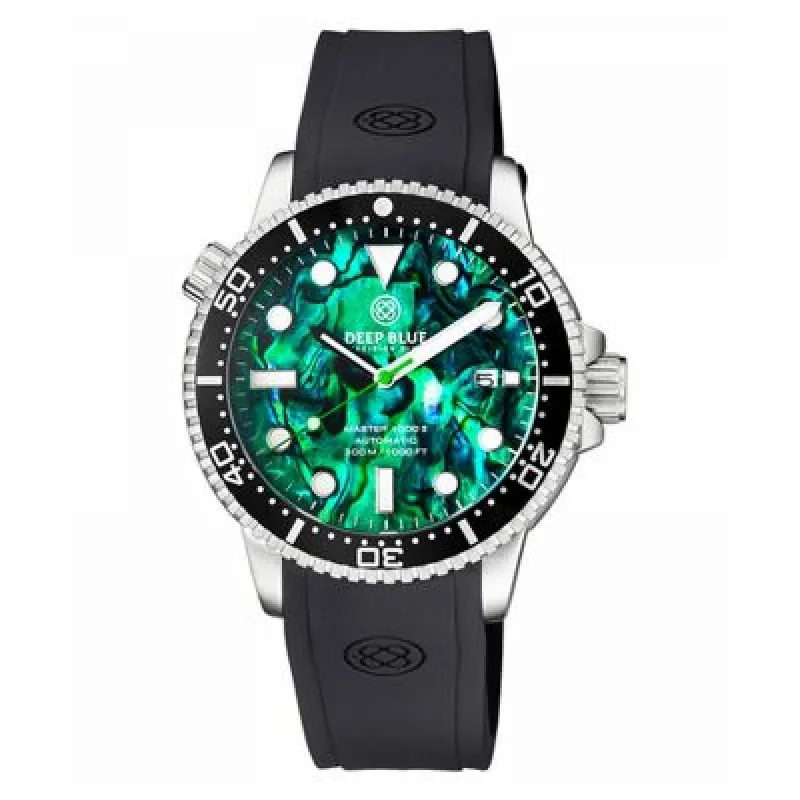 MASTER 1000 II 44MM AUTOMATIC DIVER BLACK CERAMIC BEZEL -GREEN ABALONE DIAL sold by Watch2Day
