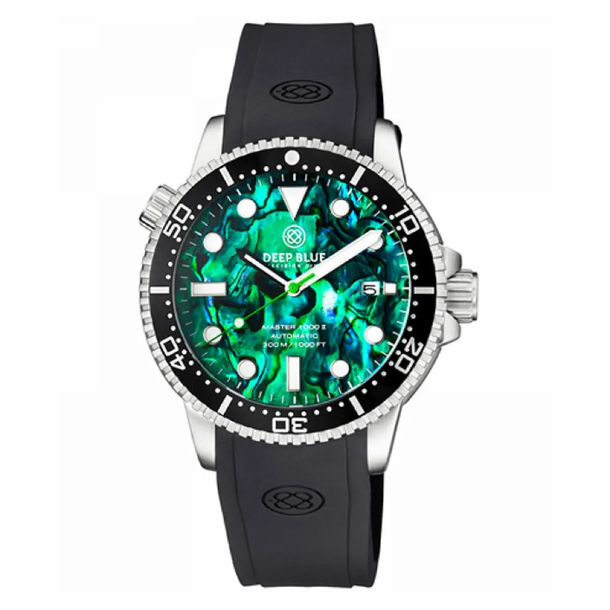 MASTER 1000 II 44MM AUTOMATIC DIVER BLACK CERAMIC BEZEL -GREEN ABALONE DIAL sold by Watch2Day product image thumbnail 5