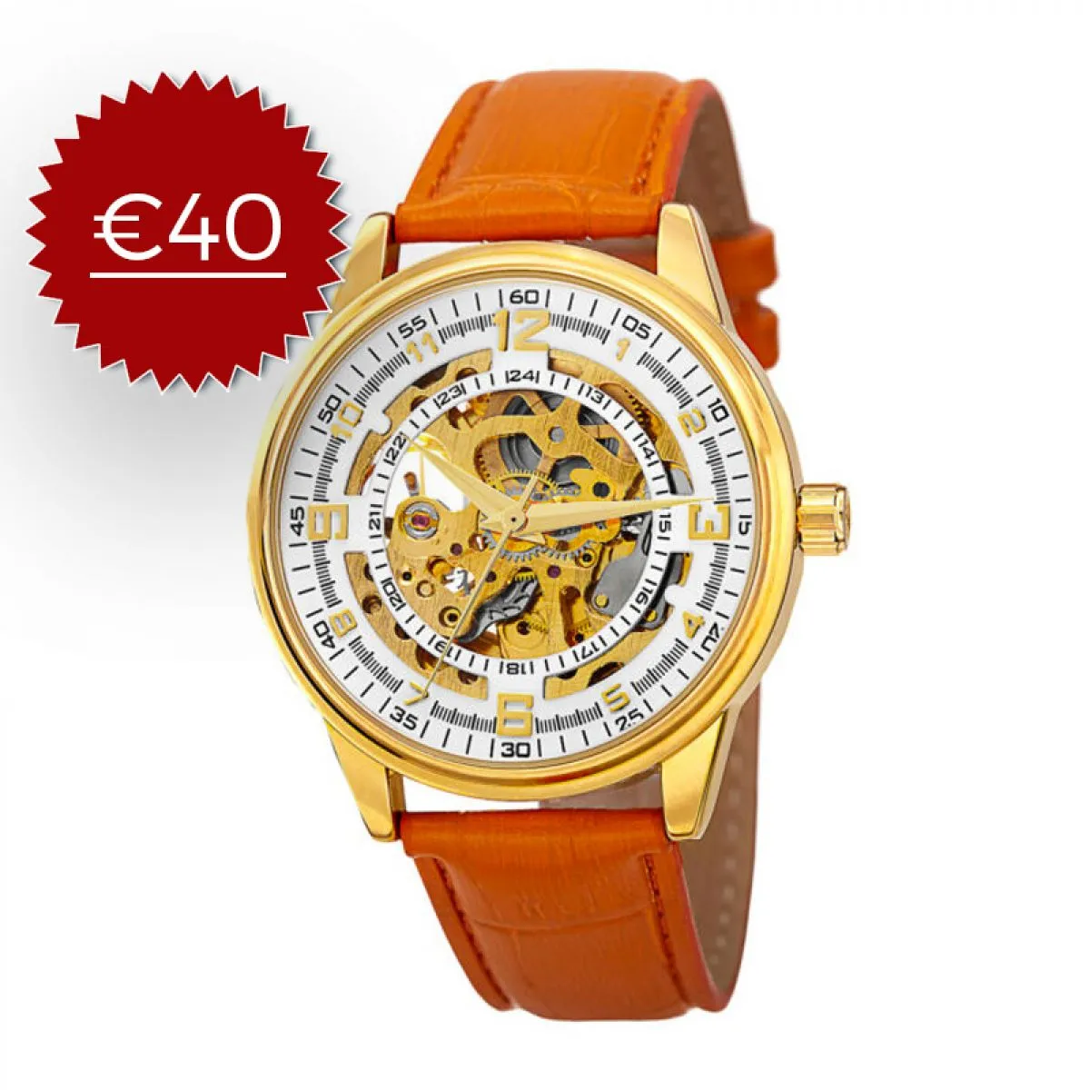 REFURBISHED - Akribos AK410YG-A 40 mm sold by Watch2Day