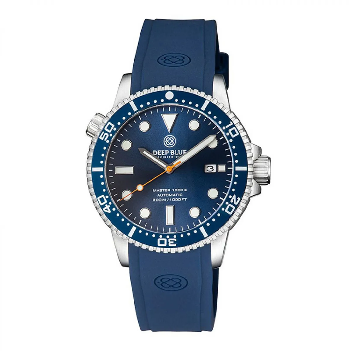 MASTER 1000 II 44MM AUTOMATIC DIVER DARK BLUE CERAMIC BEZEL -DARK BLUE SUNRAY DIAL-ORANGE SECOND HAND sold by Watch2Day