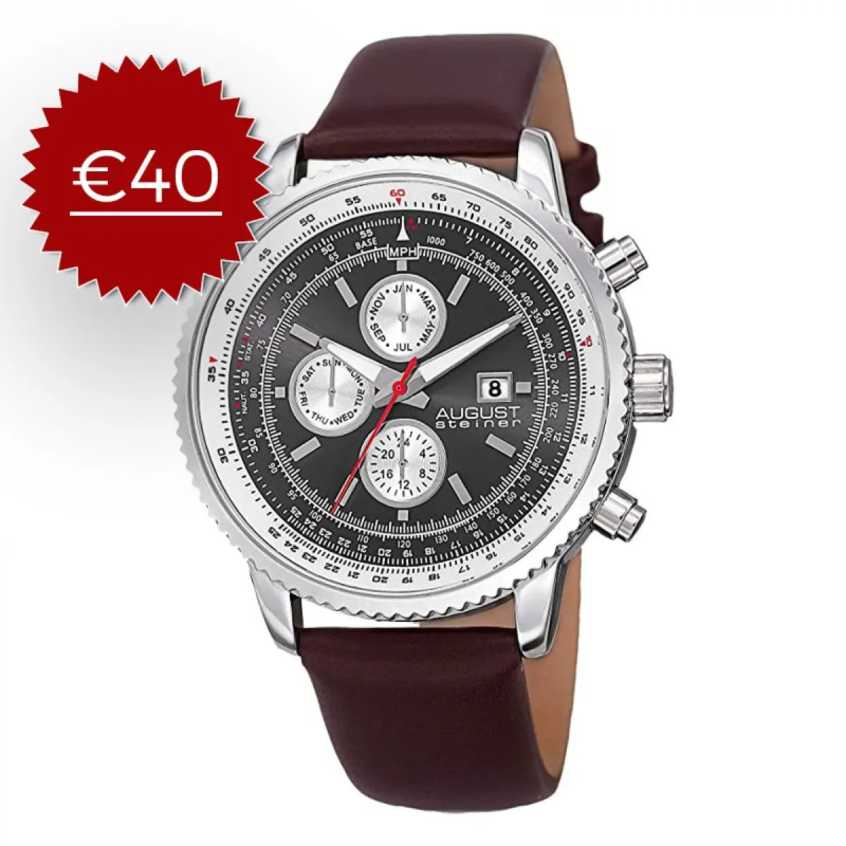 REFURBISHED - August Steiner AS8189SSBR 47 mm sold by Watch2Day product image thumbnail 2