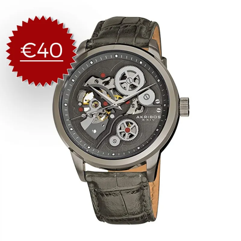 REFURBISHED -  Akribos AK538GY 44 mm sold by Watch2Day