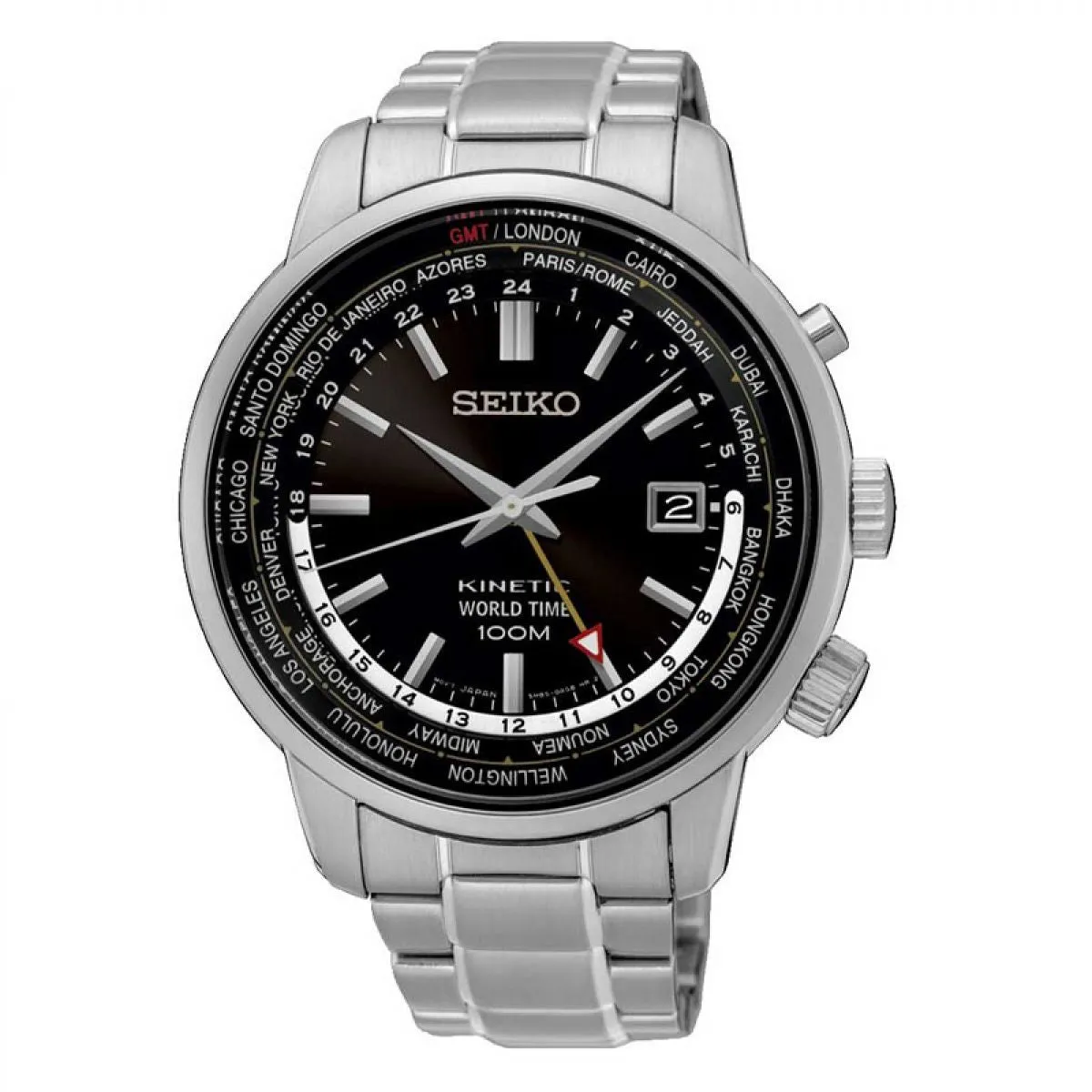 Seiko Neo Sport True GMT SUN069P1 | Black sold by Watch2Day