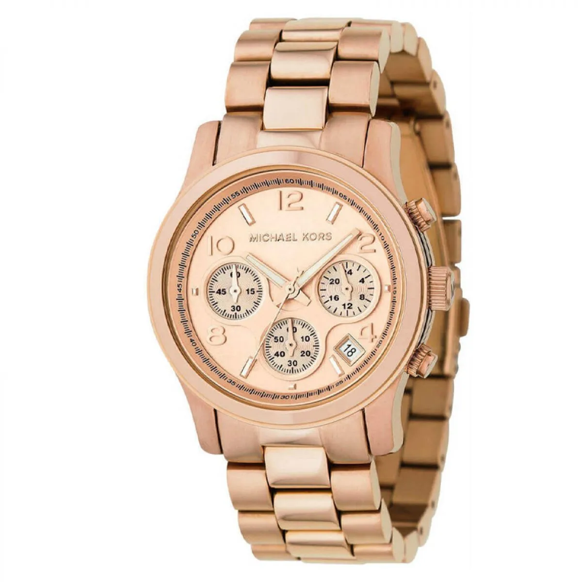 Michael Kors Runway 38 mm rose goud | MK5128 sold by Watch2Day