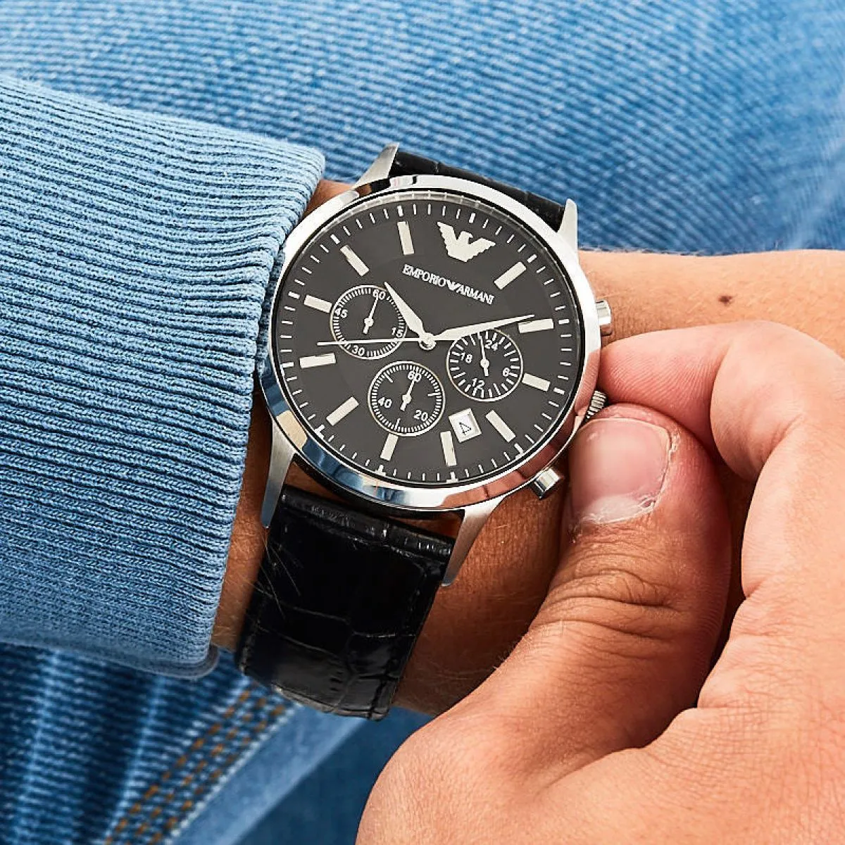 Emporio Armani Renato Chronograph | AR2447 sold by Watch2Day product image thumbnail 3