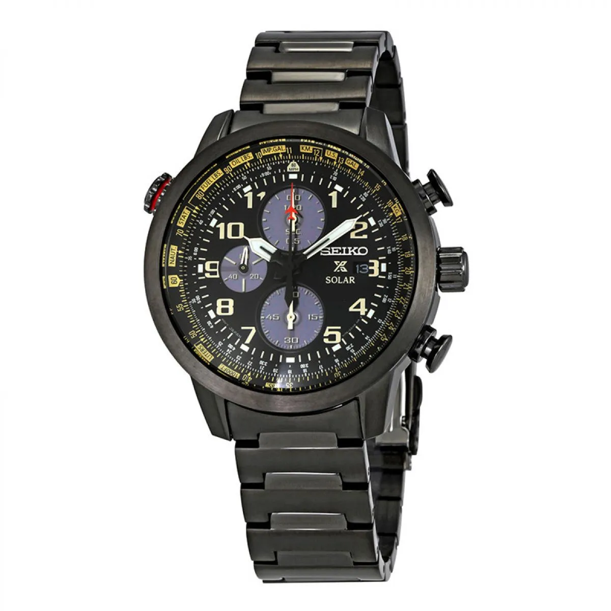 Seiko Prospex Solar full black chronograph | SSC419P1 sold by Watch2Day