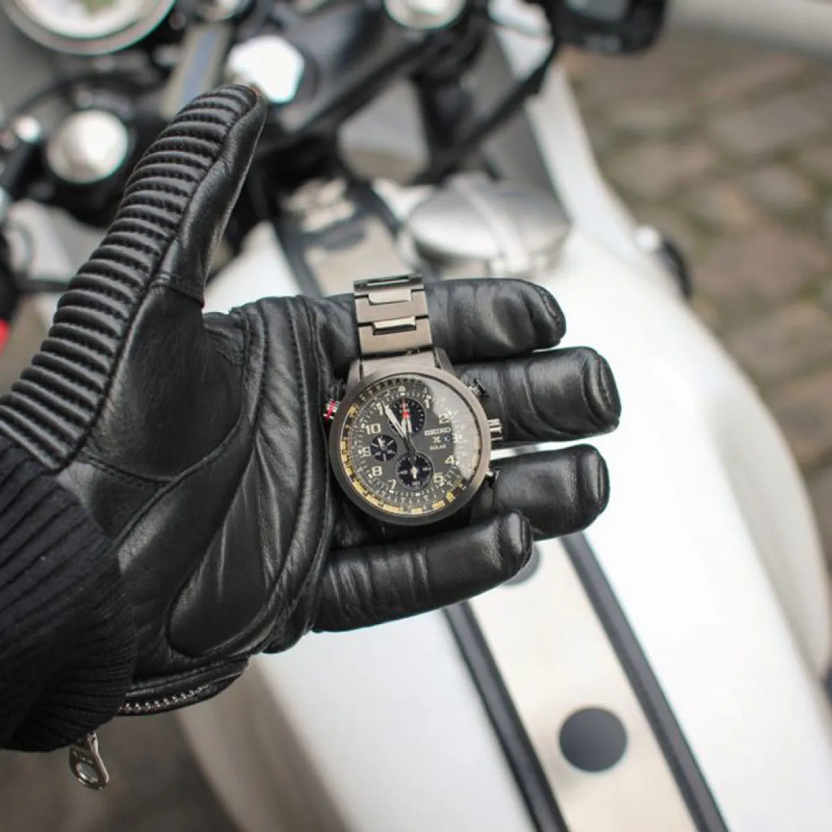 Seiko Prospex Solar full black chronograph | SSC419P1 sold by Watch2Day product image thumbnail 5