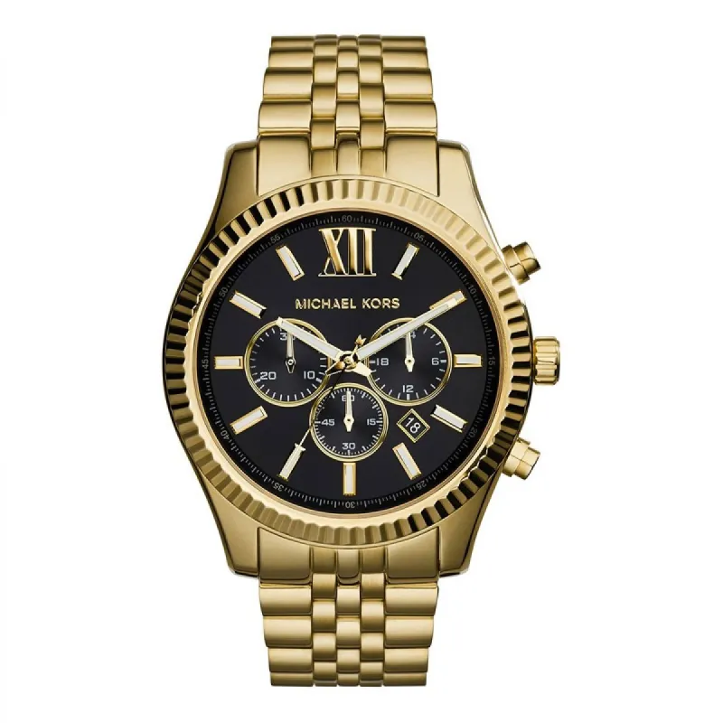 Michael Kors Lexington MK8286  Dames Horloge 45mm 10 ATM made by Watch2Day