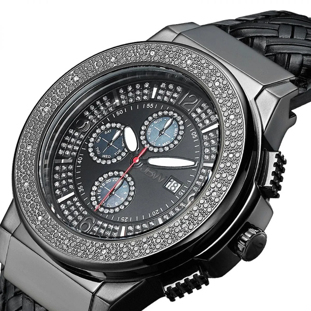 JBW Saxon Diamonds Leather | JB-6101L-I sold by Watch2Day product image thumbnail 3