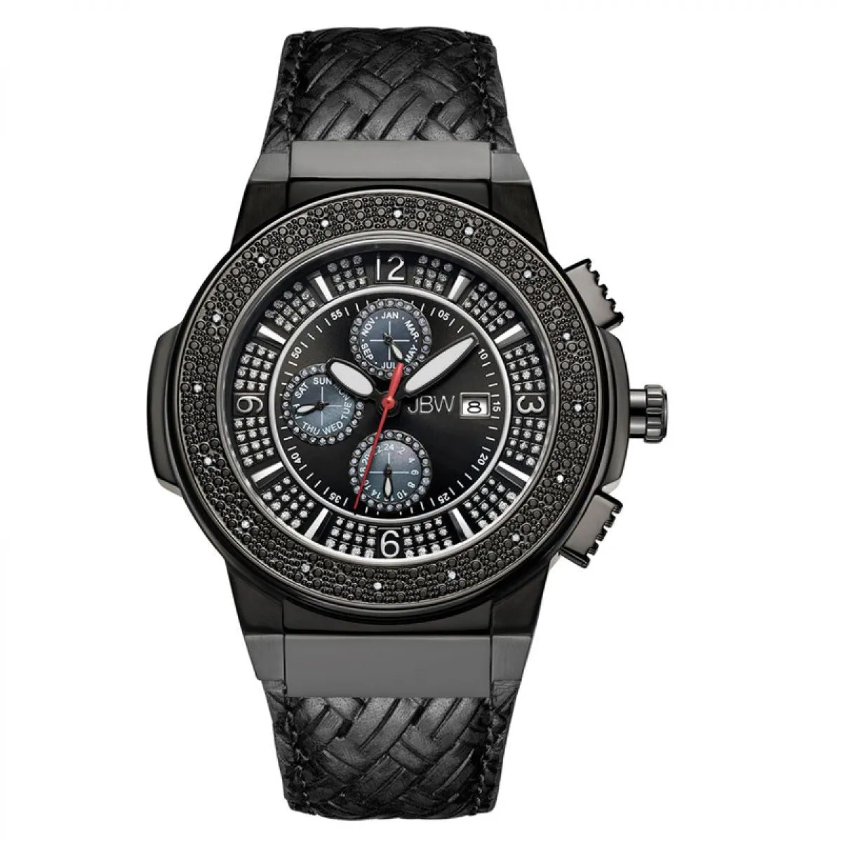JBW Saxon Diamonds Leather | JB-6101L-I sold by Watch2Day