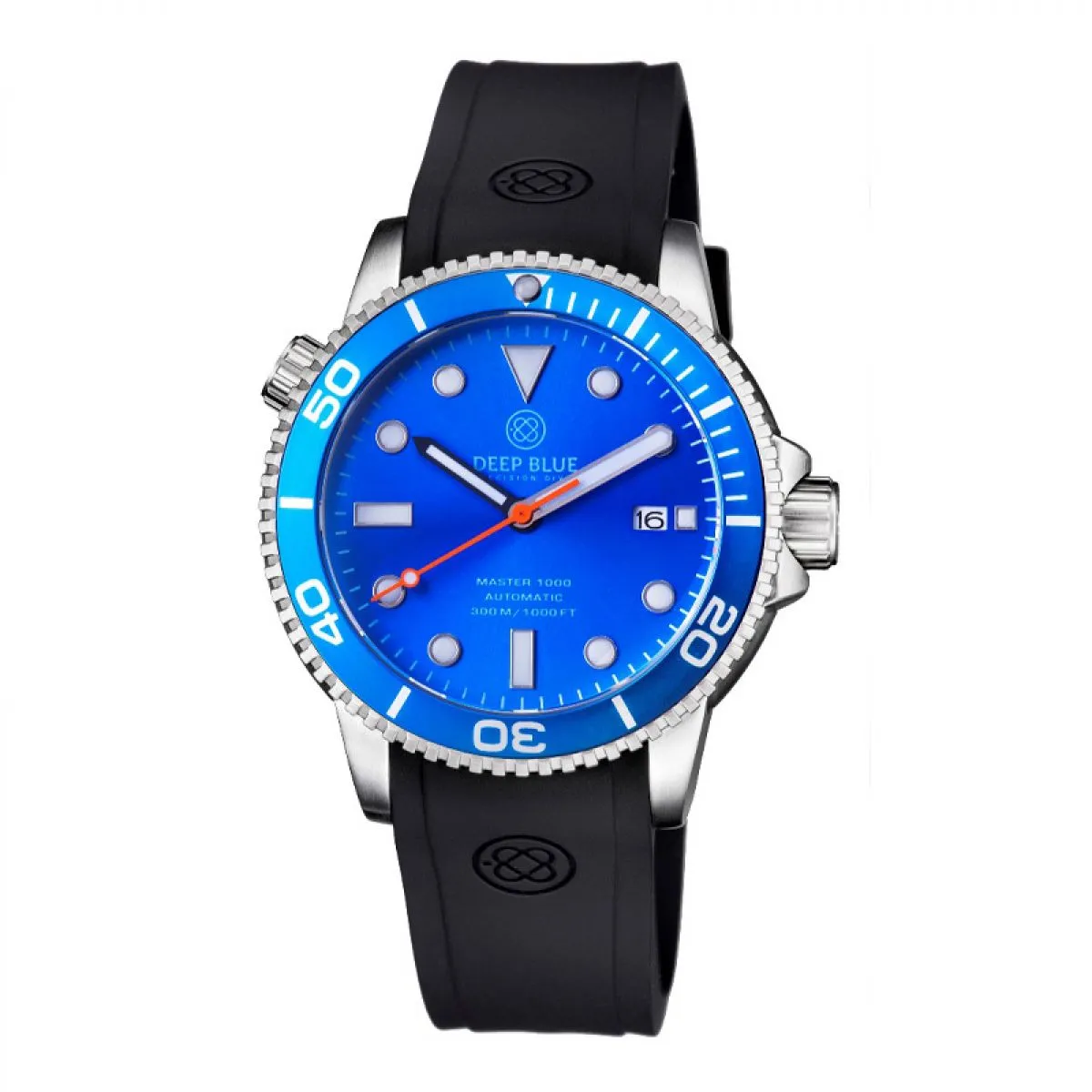 MASTER 1000 AUTOMATIC DIVER - BLUE BEZEL- BLUE DIAL BLACK STRAP sold by Watch2Day product image thumbnail 2