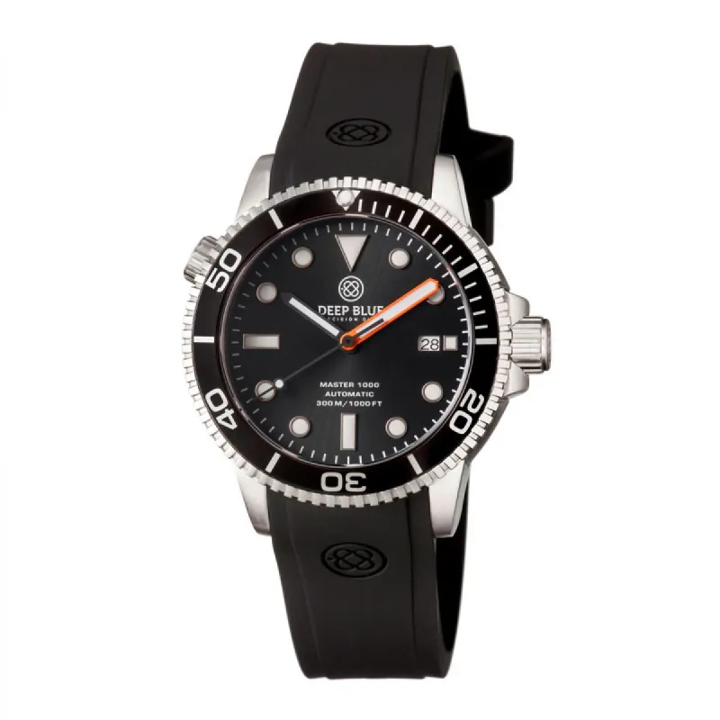 MASTER 1000 AUTOMATIC DIVER BLACK BEZEL -BLACK DIAL-ORANGE MINUTE HAND sold by Watch2Day