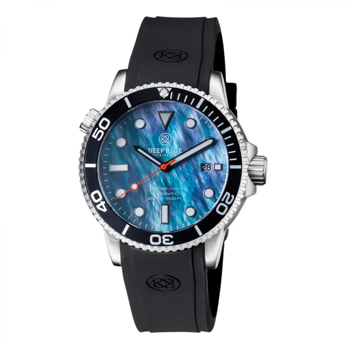 MASTER 1000 AUTOMATIC DIVER BLACK BEZEL -PLATINUM MOTHER OF PEARL DIAL sold by Watch2Day