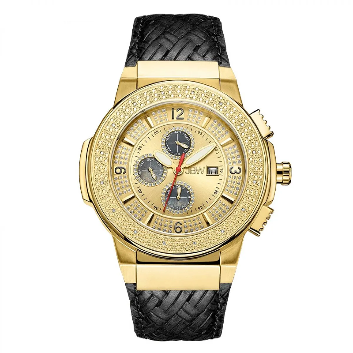 JBW Saxon Diamonds Leather | JB-6101L-D sold by Watch2Day product image thumbnail 2