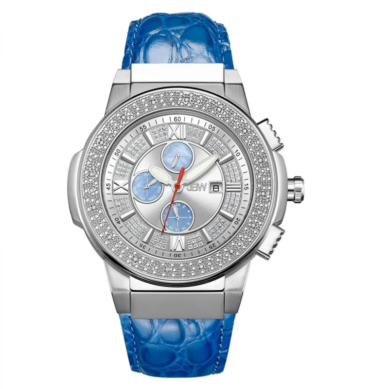 JBW Saxon Diamonds Leather | JB-6101L-G made by Watch2Day