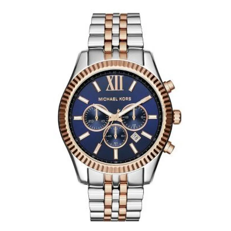 Michael Kors Lexington MK8412 Unisex Horloge 45mm 10 ATM made by Watch2Day