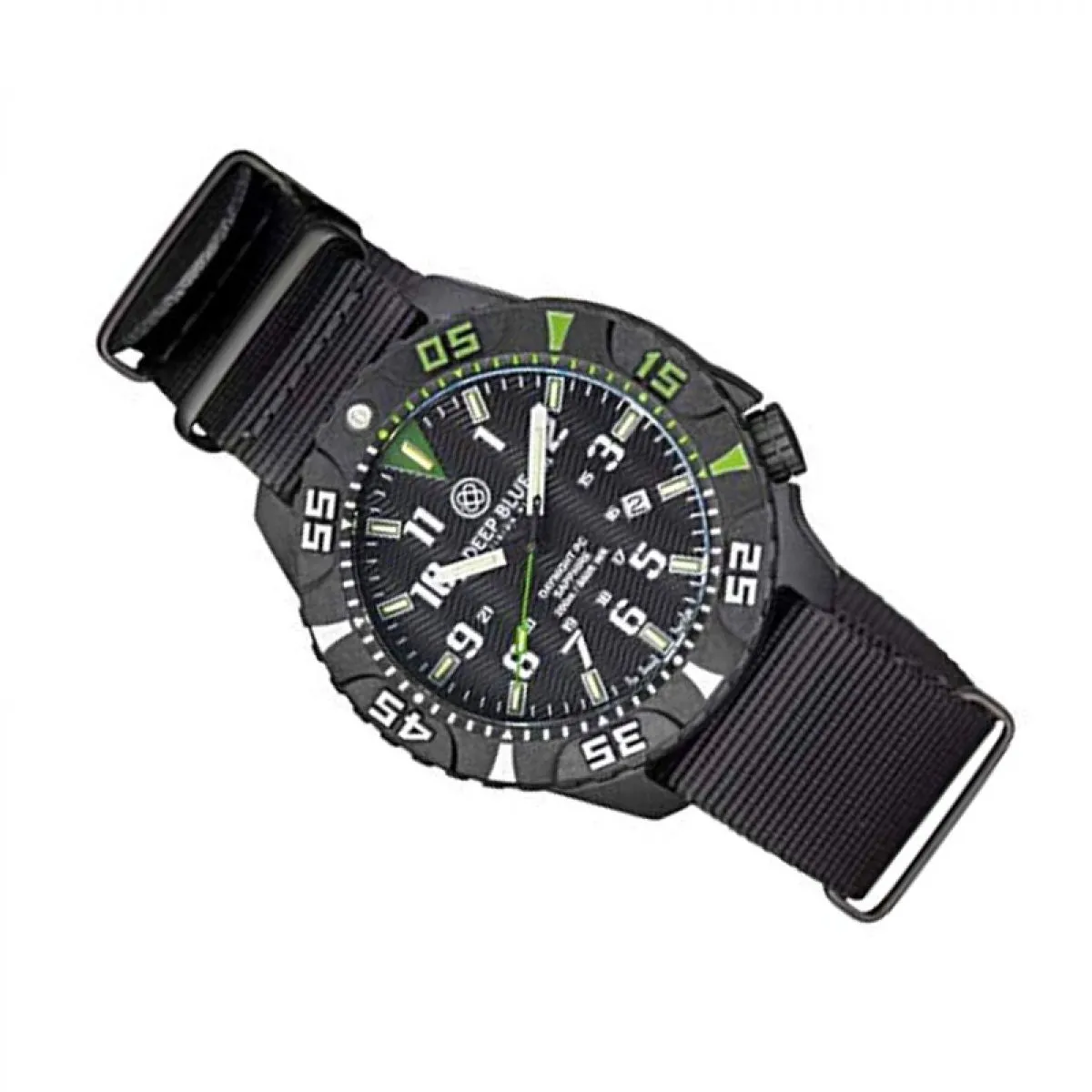 Deep Blue Daynight Diver Tritium Green sold by Watch2Day product image thumbnail 2