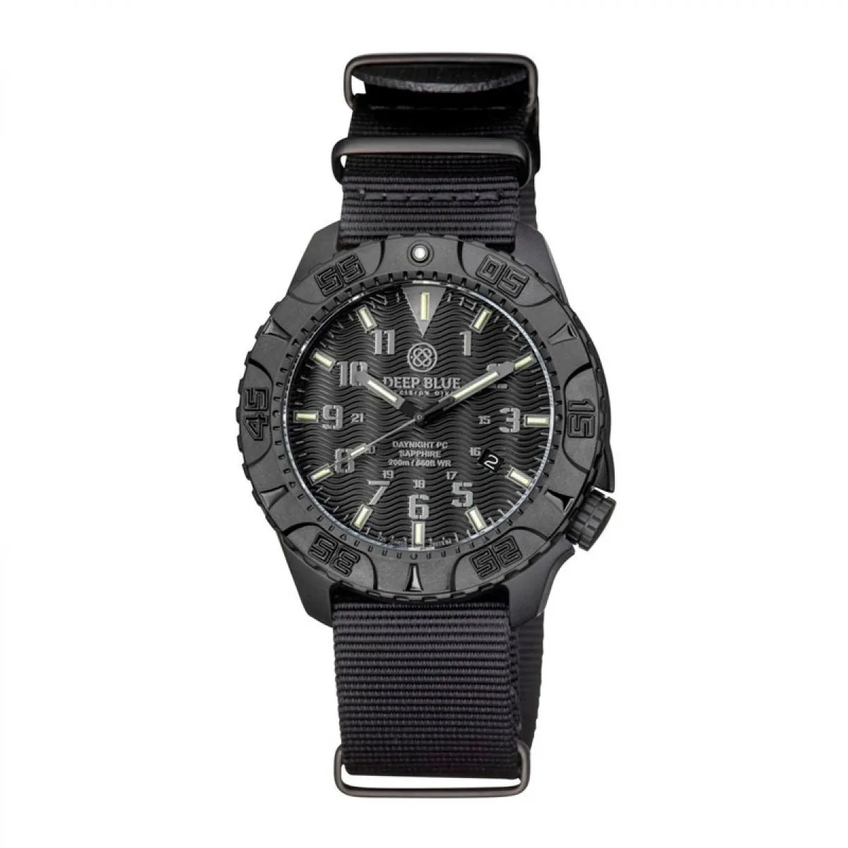 Deep Blue Daynight Diver Tritium Stealth sold by Watch2Day product image thumbnail 2