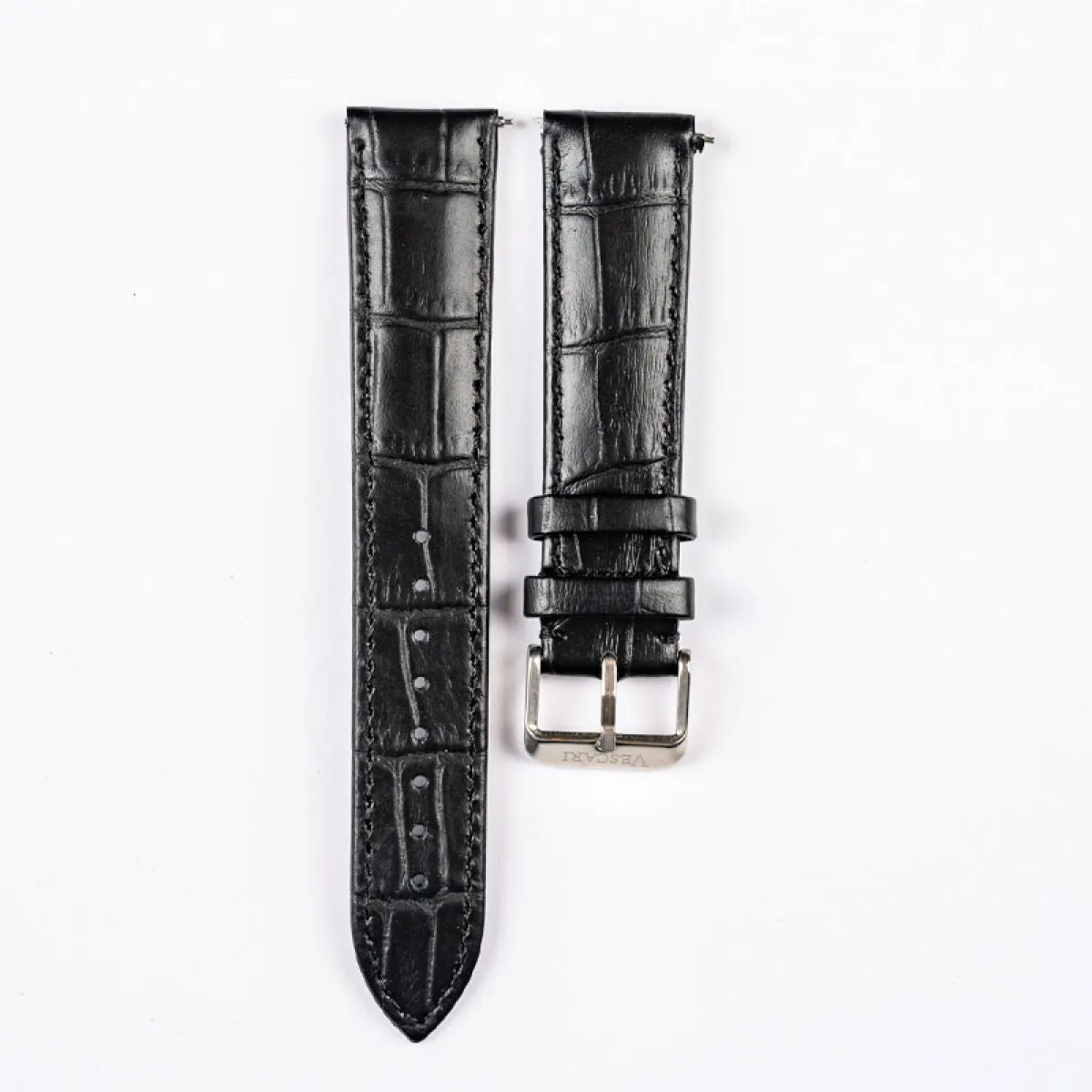 Vescari The Chestor Steel - Black Croco + gratis leren band! sold by Watch2Day product image thumbnail 5