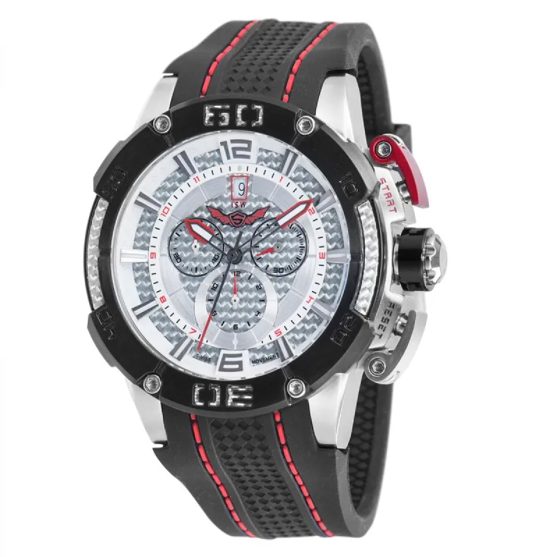 ISW Sport Carbon Fiber Chronograph | ISW-1001-03 made by Watch2Day