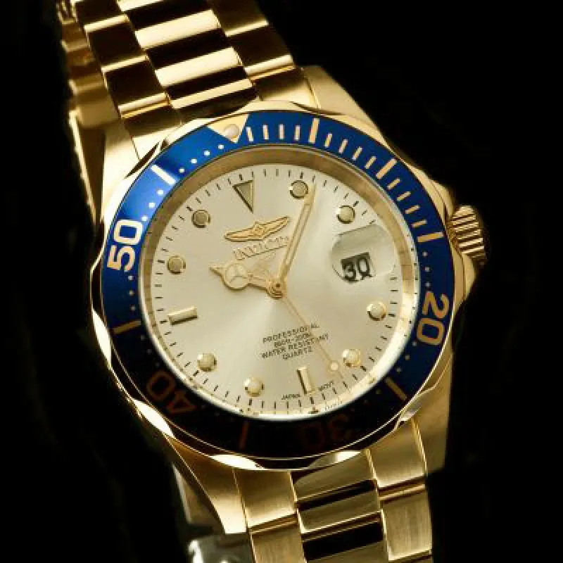 Invicta Pro Diver gold dial | 14124 made by Watch2Day