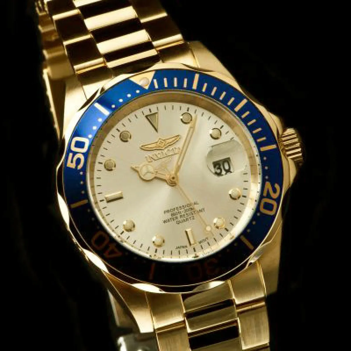 Invicta Pro Diver gold dial | 14124 sold by Watch2Day