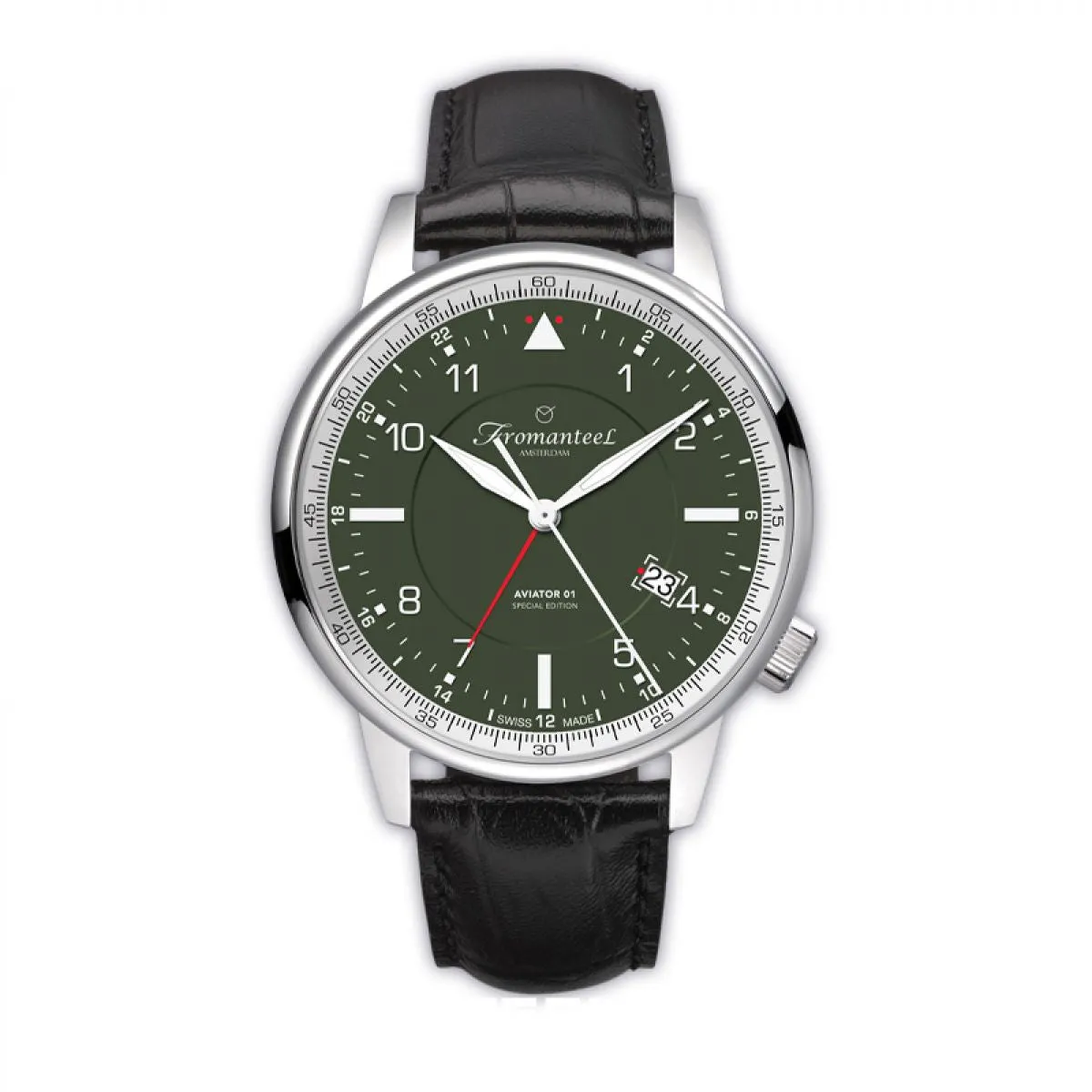Fromanteel Aviator 01 - GMT Swiss Made - Laatste voorraad! sold by Watch2Day product image thumbnail 2