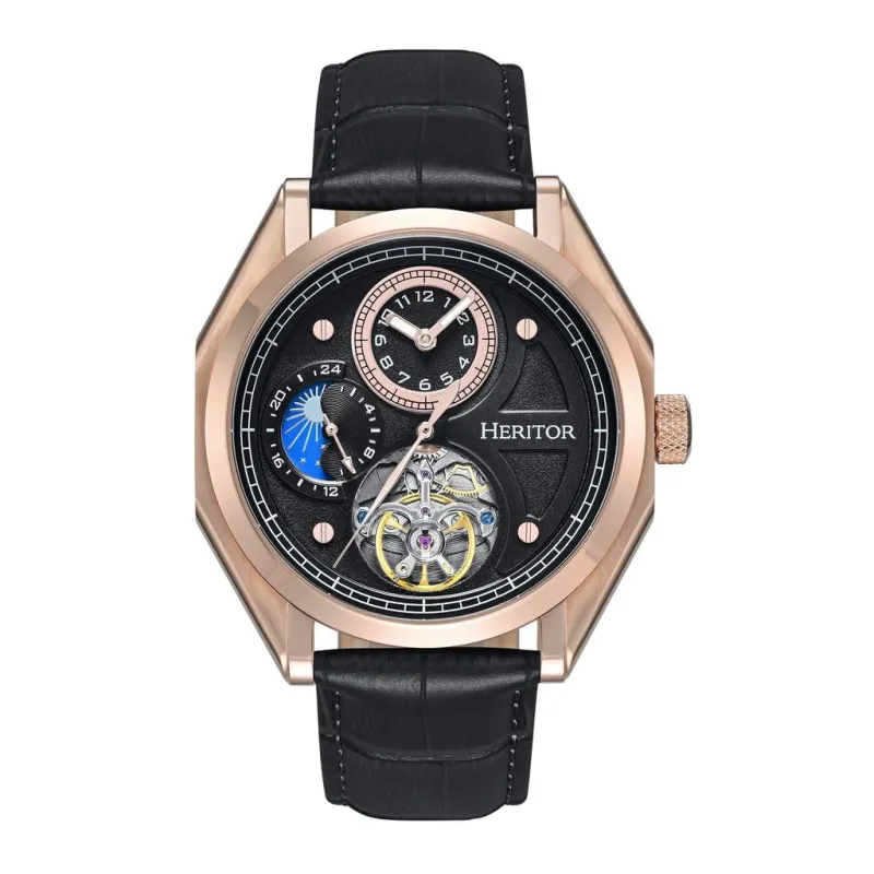 Heritor Automatic Antoni HERHS4306 Heren Horloge 43mm 5 ATM made by Watch2Day