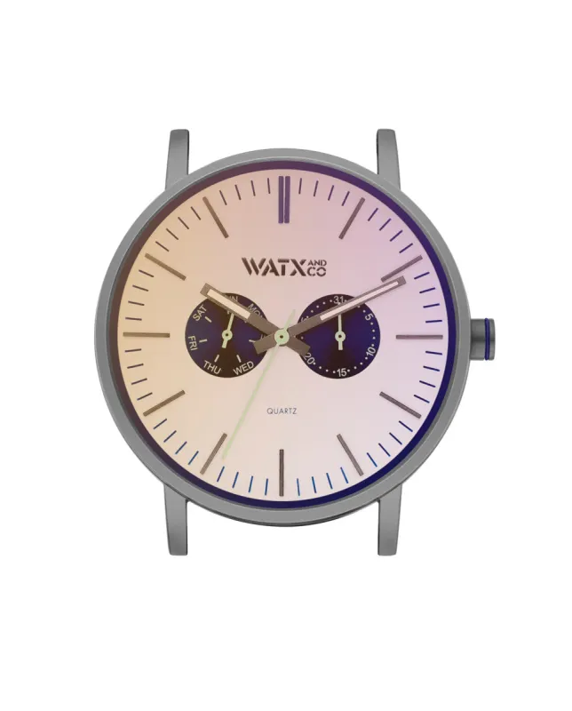 Watxandco WXCA2737 Unisex Horlogedoos 44mm 3 ATM made by Watch2Day