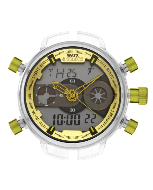 Watxandco RWA2703R Unisex Horlogedoos 49mm 5 ATM made by Watch2Day