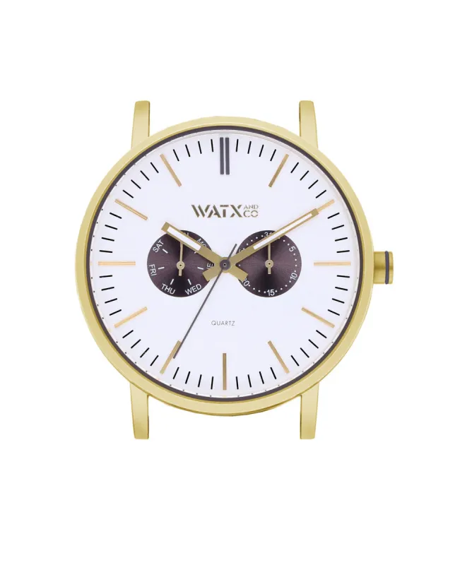 Watxandco WXCA2744 Unisex Horlogedoos 44mm 3 ATM made by Watch2Day