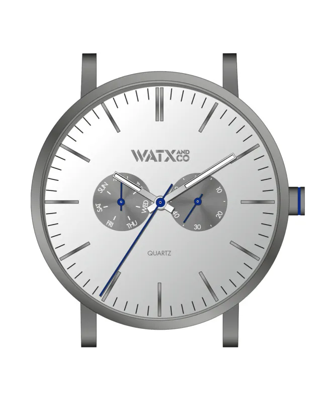 Watxandco WXCA2703 Unisex Horlogedoos 44mm 3 ATM made by Watch2Day