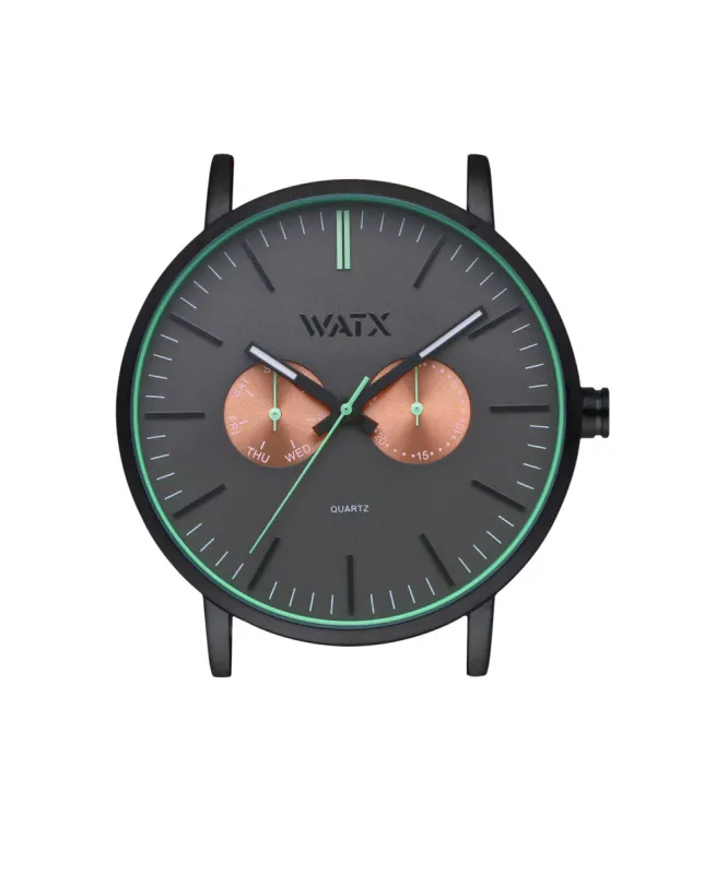 Watxandco WXCA2723 Unisex Horlogedoos 44mm 3 ATM made by Watch2Day