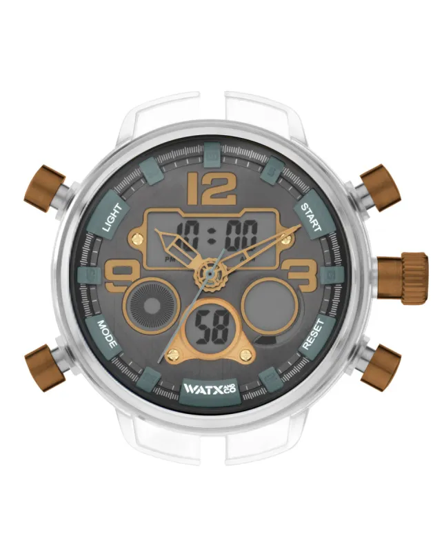 Watxandco RWA2817 Unisex Horlogedoos 49mm 5 ATM made by Watch2Day