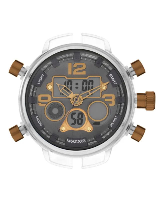 Watxandco RWA2821 Unisex Horlogedoos 49mm 5 ATM made by Watch2Day
