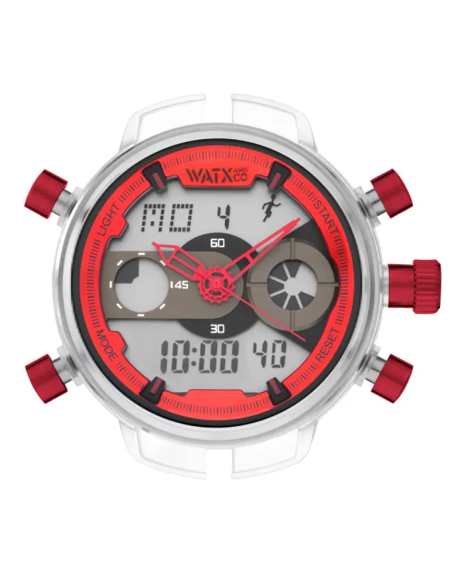 Watxandco RWA2705R Unisex Horlogedoos 49mm 5 ATM made by Watch2Day