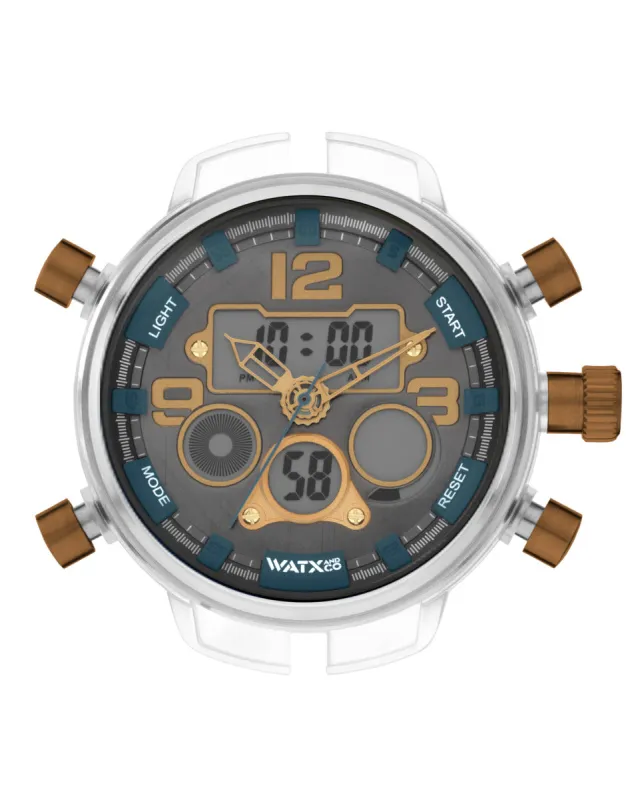 Watxandco RWA2818 Unisex Horlogedoos 49mm 5 ATM made by Watch2Day