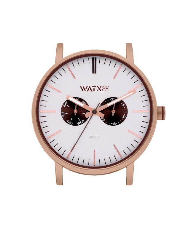 Watxandco WXCA2735 Unisex Horlogedoos 44mm 3 ATM made by Watch2Day