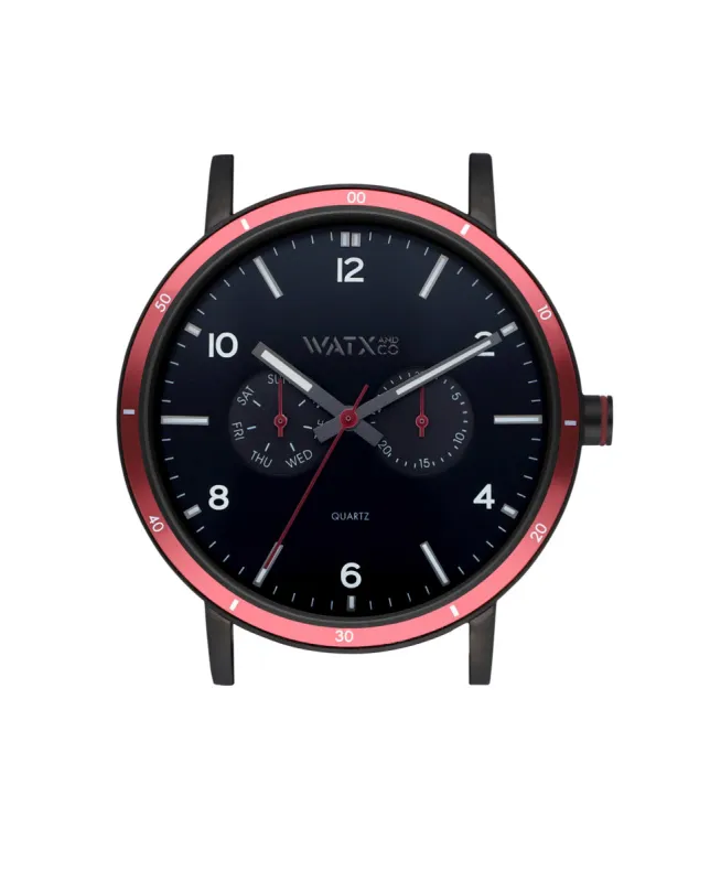 Watxandco WXCA2719 Unisex Horlogedoos 44mm 3 ATM made by Watch2Day