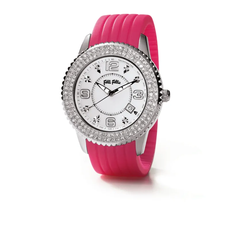 Folli Follie WF5T045ZTR Dames Horloge 38mm made by Watch2Day