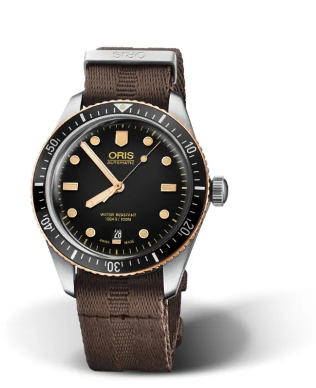 Oris 4354-07-5-20-30 Heren Horloge 40,00mm 10 ATM made by Watch2Day