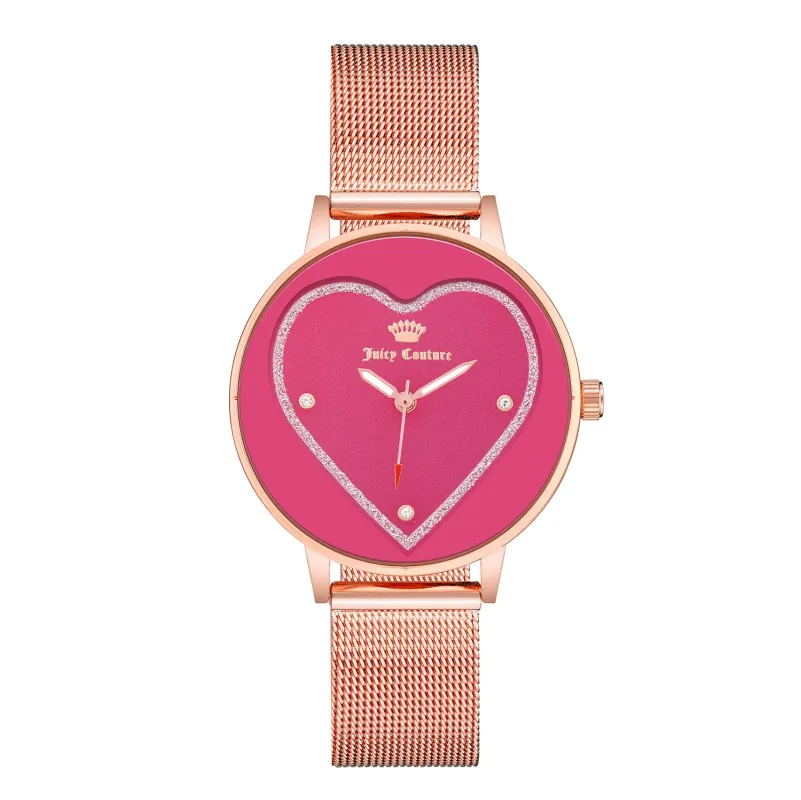 Juicy Couture JC1240HPRG Dames Horloge 38mm made by Watch2Day