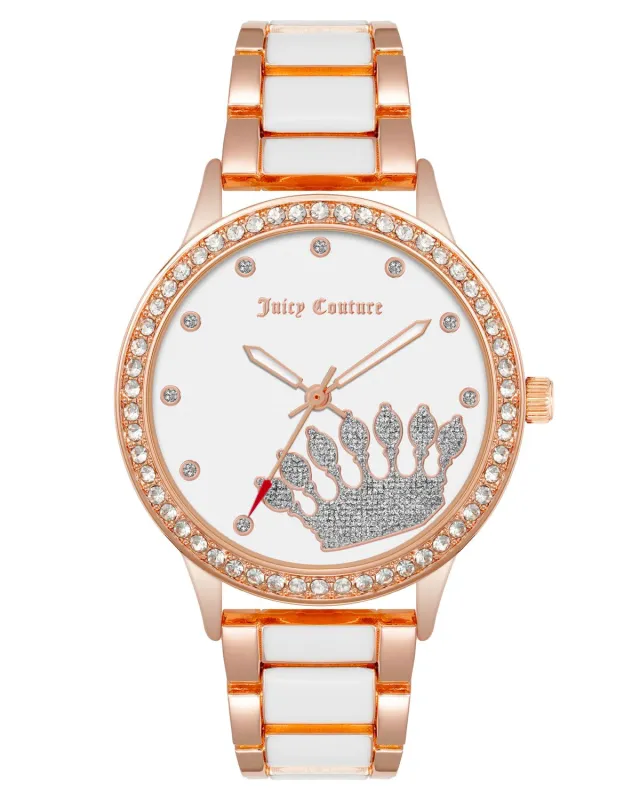 Juicy Couture JC1334RGWT Dames Horloge 38mm made by Watch2Day