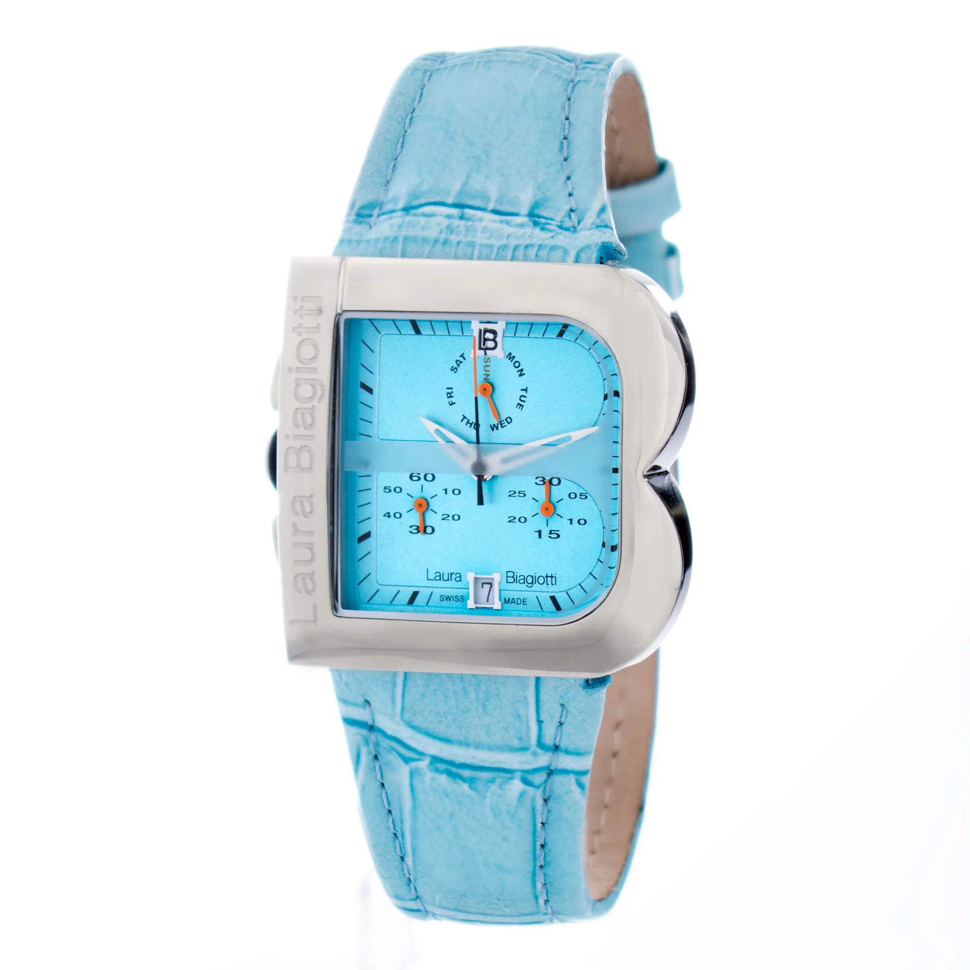 Laura Biagiotti LB0002L-BLU Dames Horloge 33mm sold by Watch2Day